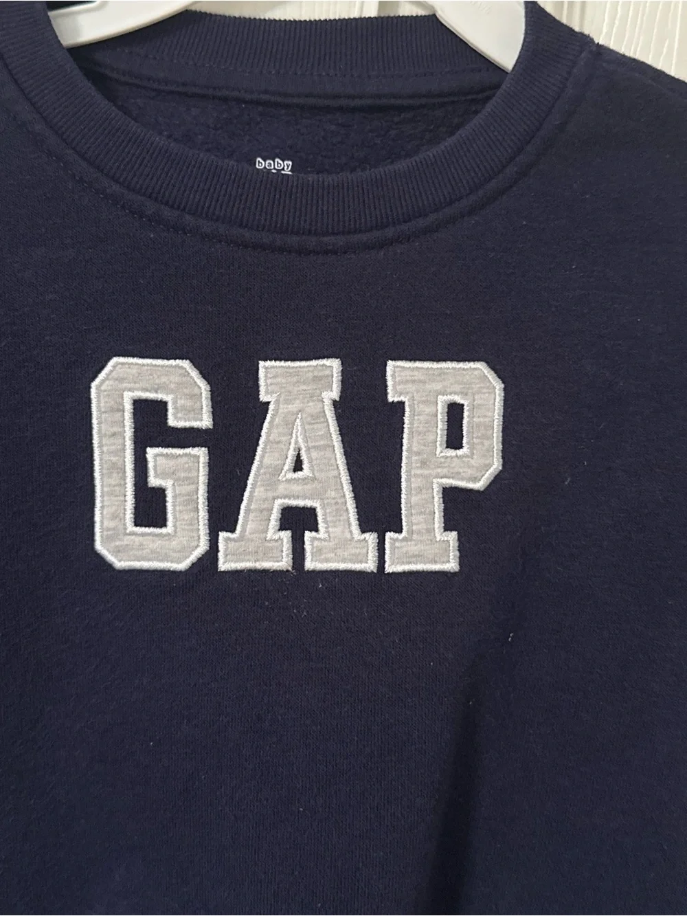 GAP Navy Kids Sweatshirt And Fleece Jogger Sweatpants Set